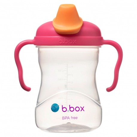 Κύπελλο με στόμιο σιλικόνης B.box Spout Cup Rasberry 240ml