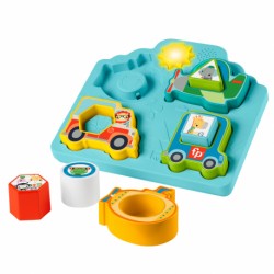 Παζλ οχημάτων Fisher-Price® με σχήματα και ήχους