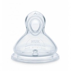Θηλές σιλικόνης Nuk® First Choice+ Flow Control (6-18m), σετ των 2