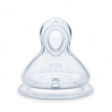 Θηλές σιλικόνης Nuk® First Choice+ Flow Control (6-18m), σετ των 2