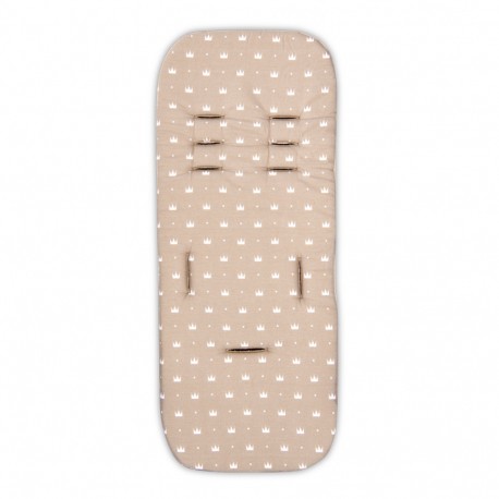 Στρώμα καροτσιού Lorelli® Cosy Travel Memory Mat Crowns Latte