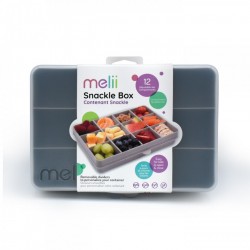 Δοχείο για σνακ με χωρίσματα Melii Snackle Box Grey
