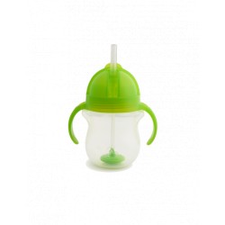 Παιδικό ποτήρι με καλαμάκι Munchkin Tip & Sip 207ml Πράσινο