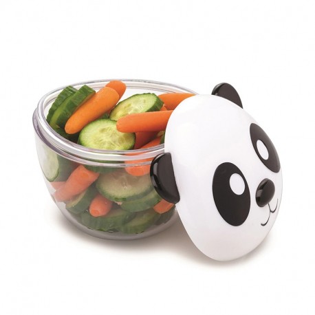 Σετ 2 δοχείων για σνακ Melii Bear & Panda 232 ml