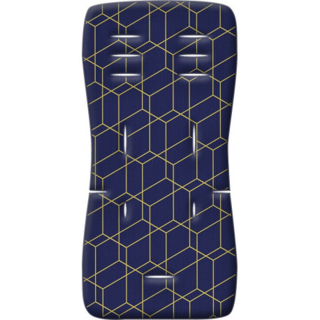 Στρώμα καροτσιού GRECO STROM 3D Fiber Honey Comb Blue