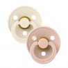 Πιπίλες Bibs® Colour Ivory/Blush No1, σετ των 2