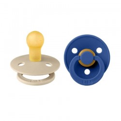 Πιπίλες Bibs® Colour Vanilla/Cornflower No1, σετ των 2