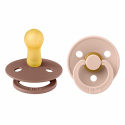 Πιπίλες Bibs® Colour Wood/Blush No1, σετ των 2
