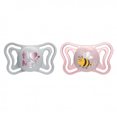Πιπίλα Chicco PhysioForma Light Ροζ 2-6m, σετ των 2