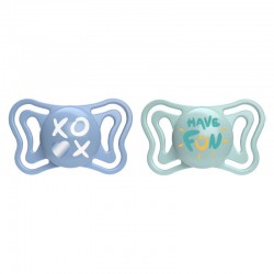 Πιπίλα Chicco PhysioForma Light Σιέλ 6-16m, σετ των 2
