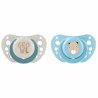 Πιπίλα Chicco Physio Air 0-6m Μπεζ/Σιέλ, σετ των 2
