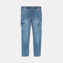 PATTLE DENIM CARGO DROIT