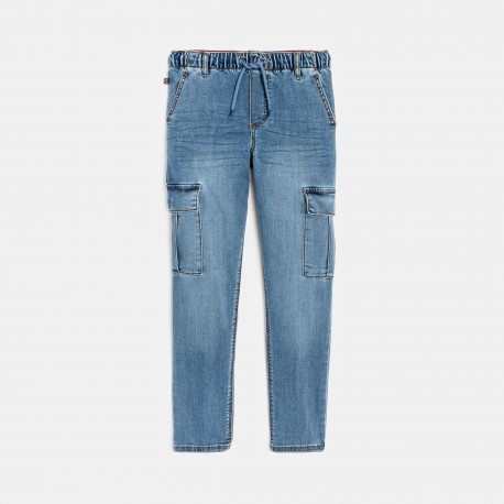 PATTLE DENIM CARGO DROIT