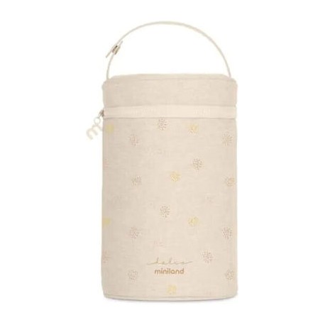 Διπλή θερμομονωτική θήκη Miniland Thermibag Double - Dolce Vanilla 500ml