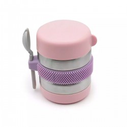 Θερμός φαγητού Melii Fidget 300ml Ροζ