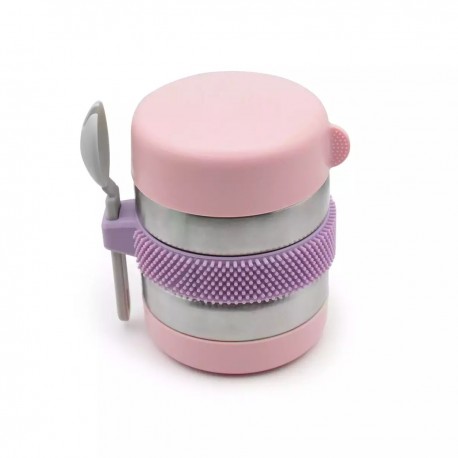 Θερμός φαγητού Melii Fidget 300ml Ροζ