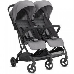 Καρότσι διδύμων Inglesina Twin Sketch Black Grey