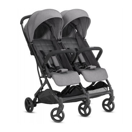 Καρότσι διδύμων Inglesina Twin Sketch Black Grey