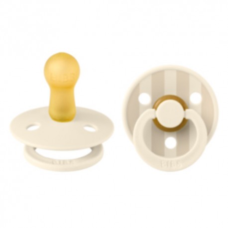 Πιπίλες Bibs® Colour Pin Vanilla No1, σετ των 2