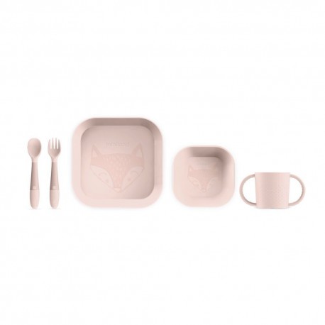 Σετ φαγητού 5 τεμαχίων Miniland Meal Set Square Candy