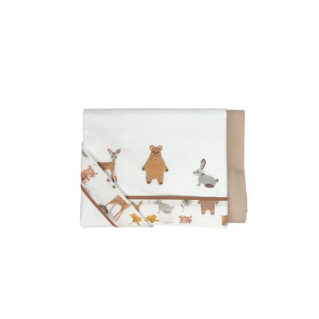 Σετ σεντόνια κούνιας 3τμχ Baby Star Forest Friends