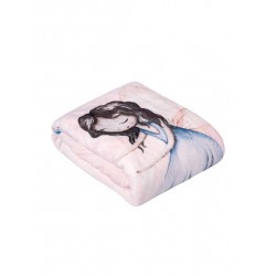 Κουβέρτα fleece κούνιας Greenwich Polo Club® Baby Essential Pink-Light Purple