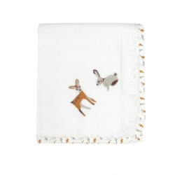 Πάνα αγκαλιάς φανελένια Baby Star Forest Friends