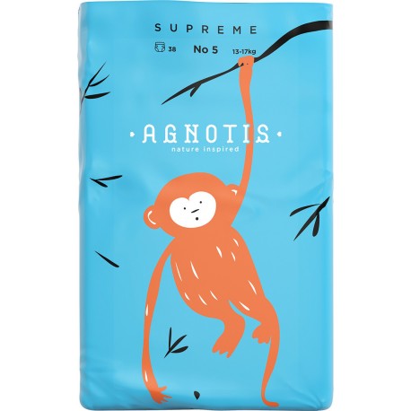 Βρεφικές πάνες Agnotis Supreme No5 (13-17 kg) 38 τεμάχια