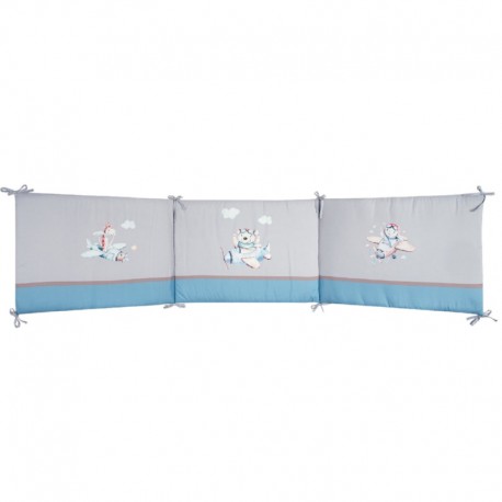 Πάντα κούνιας Greenwich Polo Club® Baby Essential Beige-Blue-Grey