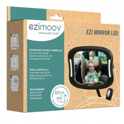 Καθρέφτης αυτοκινήτου Ezimoov με φωτάκι Ezi LED