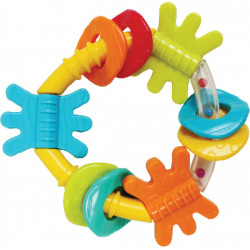 Playgro™ κουδουνίστρα οδοντοφυΐας Triangle Teether Yellow
