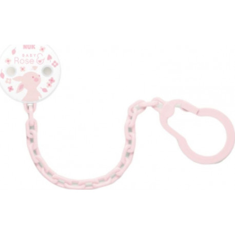 NUK® αλυσίδα πιπίλας Baby Rose