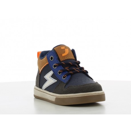 ΠΑΠΟΥΤΣΙΑ CASUAL ΜΕ ΚΟΡΔΟΝΙΑ 618782-369 NAVY/ORANGE BOY 20-26