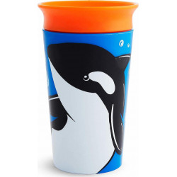 Munchkin κύπελο Miracle® 360° WildLove Sippy Orca 266 ml