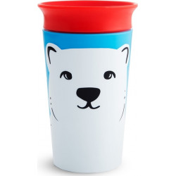 Munchkin κύπελο Miracle® 360° WildLove Sippy Polar Bear 266 ml