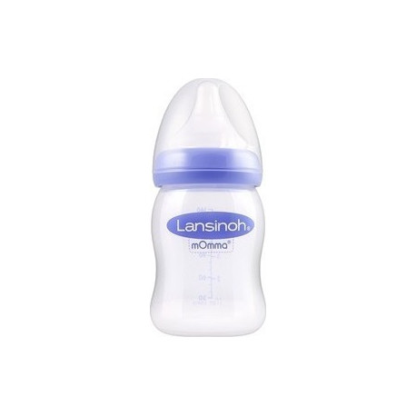 Lansinoh μπιμπερό 160 ml με θηλή Natural Wave™ αργής ροής 0M+