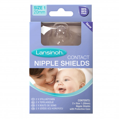 Lansinoh® ψευδοθηλές Contact 20mm σετ των 2