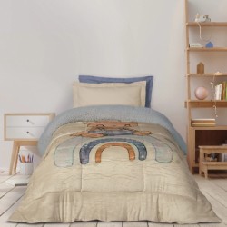 Κουβερτοπάπλωμα μονό Das® Kids Beige-Grey