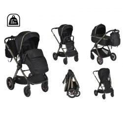 Καρότσι και port-bebe Cangaroo iClick Black