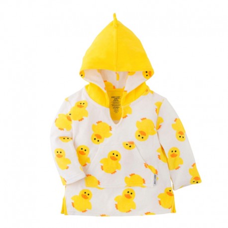 Πόντσο θαλάσσης με αντηλιακή προστασία ZOOCCHiNi™ Puddles the Duck 12-24 μηνών