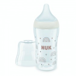 Μπιμπερό Nuk® Perfect Match M με δείκτη ελέγχου θερμοκρασίας Rainbow 260 ml 3m+