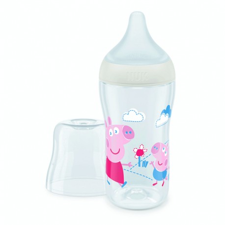 Μπιμπερό Nuk® Perfect Match M με δείκτη ελέγχου θερμοκρασίας Peppa Pig 260ml 3m+
