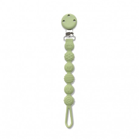 Κλιπ πιπίλας από σιλικόνη Lorelli Natural Fresh Green