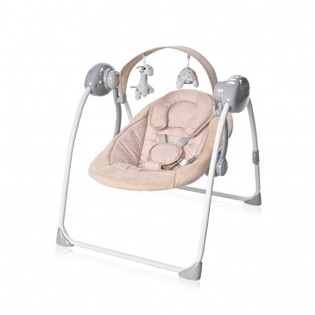 Ηλεκτρική κούνια - ριλάξ Lorelli® Portofino Beige Dots