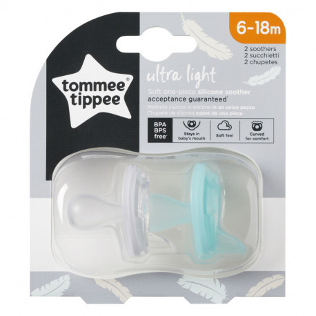 Tommee tippee πιπίλες Ultra Light 6-18M, σετ των 2