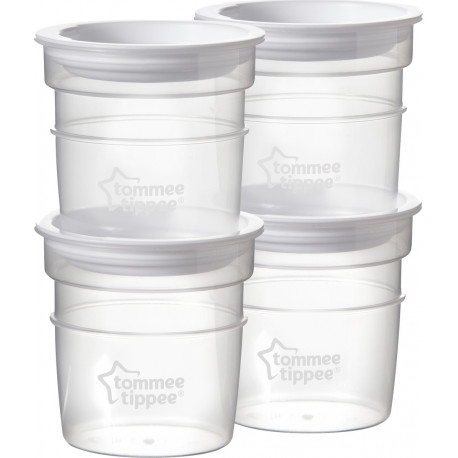 Tommee tippee δοχεία αποθήκευσης γάλακτος 60 ml σετ των 4