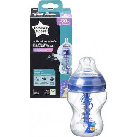 Tommee tippee μπιμπερό Advanced Anti-Colic μικρής ροής 260 ml 0M+