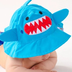 Καπέλο με αντηλιακή προστασία Zoocchini™ Sherman the Shark 12-24 μηνών