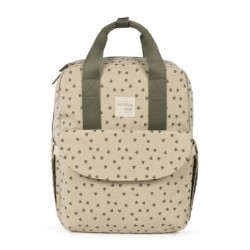 Τσάντα - αλλαξιέρα πλάτης Walking Mum® Poppy Olive Hearts