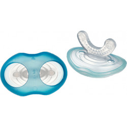 Tommee tippee πιπίλα οδοντοφυΐας Closer to nature Easy Reach Stage 1 σετ των 2